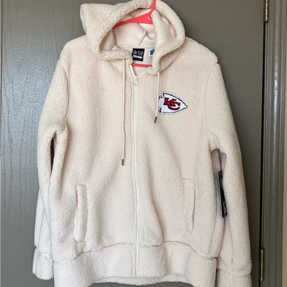 NFL Cream Sherpa Hoodie